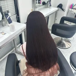 ロング カラー mina/暖色カラー 🥀韓国風カット🥀のヘアスタイル