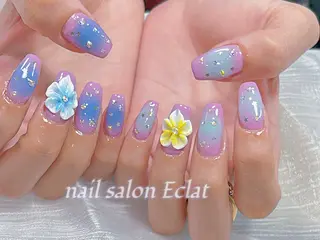 ネイル ネイルサロンエクラ 🫧Shizukaのネイルデザイン