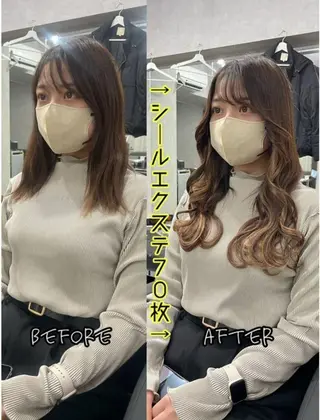 ロング 💎地域最安値💎 エクステ専門店🎀のヘアスタイル