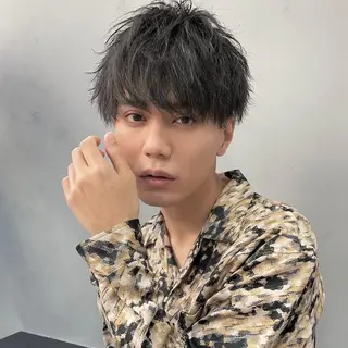 ショート メンズ メンズカット✂️ パーマ寺西優真のヘアスタイル
