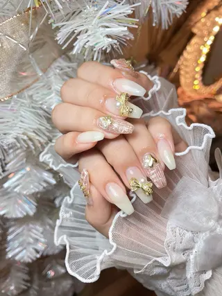 ネイル 23時まで❤︎韓国、 ワンホンネイルのネイルデザイン