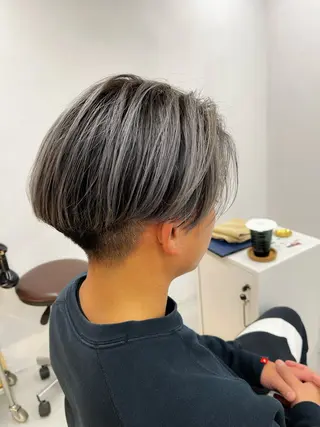 メンズ 柴田泰秀sotti. 髪質改善/ブリーチのヘアスタイル