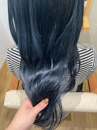 ロング カラー 藤野 凪沙のヘアスタイル