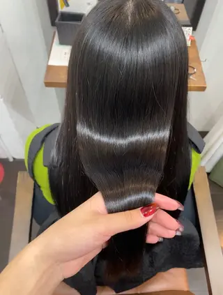 ロング カラー ヘアアレンジ 🍒ᩚ名駅/艶髪 縮毛矯正/あゆ🍒ᩚのヘアスタイル