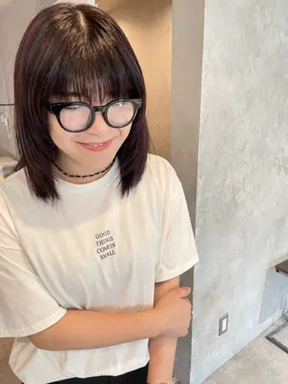 カラー coq2f所属・岩渕 春菜のヘアスタイル