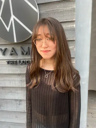 ロング 山本 芳喜のヘアスタイル