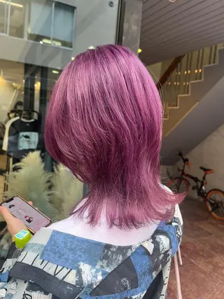 ミディアム カラー BUCKS【天王寺】 バックス【駅30秒】のヘアスタイル