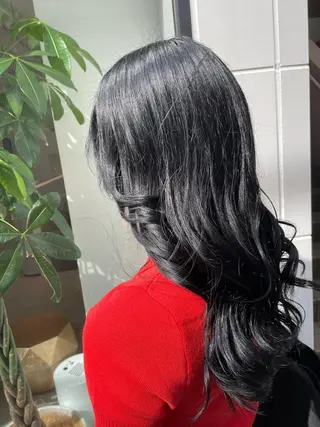 ロング カラー HAIR＆MAKE　EARTH 表参道店所属・🫧💎森下 真結💎🫧のヘアスタイル