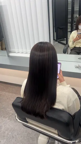 ロング 髪質改善ストレート Kantaのヘアスタイル