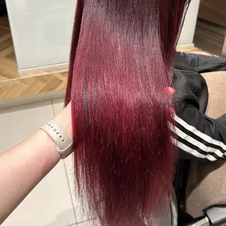 カラー ︎︎🌟韓国艶カラー ︎🌟璃奈 (ﾘﾅ)のヘアスタイル