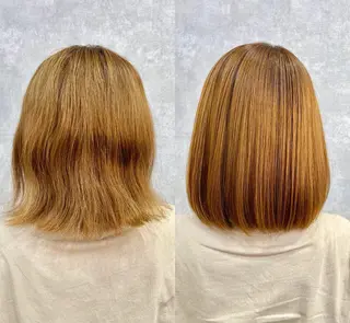 ミディアム 福島 和弥のヘアスタイル