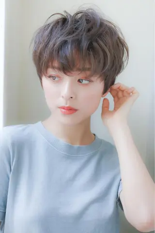 ショート カラー パーマ Lond re Maison.原宿のヘアスタイル