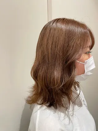 ミディアム カラー エクステ/ハイトーン 🐏☁️miminaのヘアスタイル