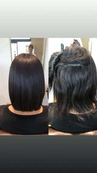 ミディアム パーマ メンズパーマ・ 美髪縮毛矯正・坂田のヘアスタイル