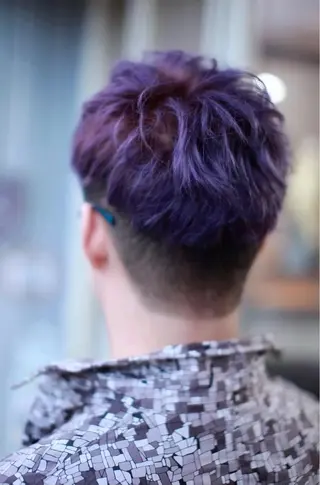 ショート カラー メンズ 大西 カズマのヘアスタイル