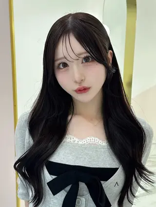 ロング カラー リルミーミュエナ💎 大須/矢場町/上前津のヘアスタイル