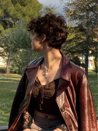 ショート パーマ 💎韓国ヘア/ 艶カラー💎souのヘアスタイル