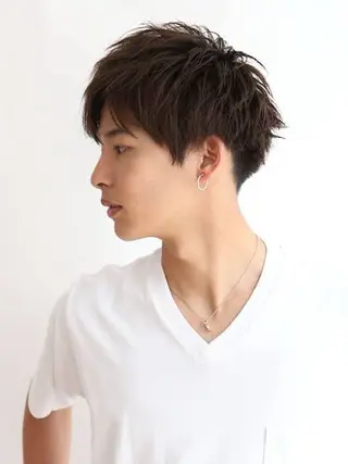 ショート メンズ 半田 陽菜のヘアスタイル