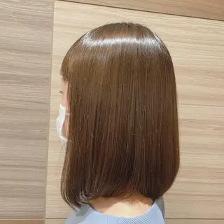 ミディアム カラー 艶カラー みゆう🎀のヘアスタイル