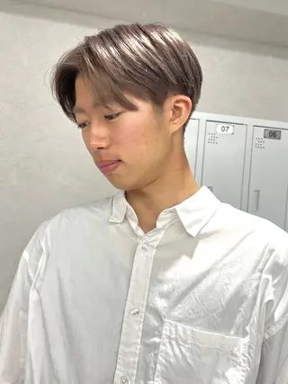 ショート カラー メンズ ☀️ボブスタイル特化 大山あさひ☀️のヘアスタイル