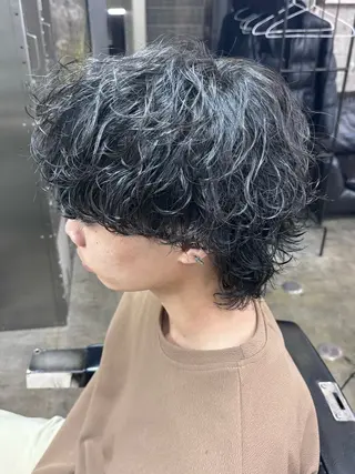 パーマ メンズ 土岐 仁/メンズ専門 パーマ特化美容師🔥のヘアスタイル