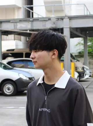 ショート メンズ メンズ/ケアパーマ /hayashiのヘアスタイル