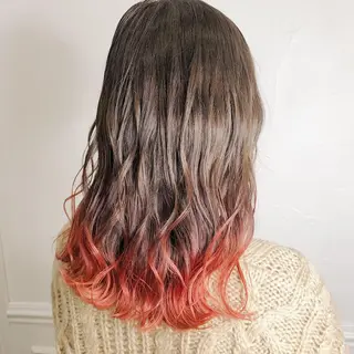 ロング カラー ヘアアレンジ 🧸ミルクティー🧸 kousei🧸のヘアスタイル