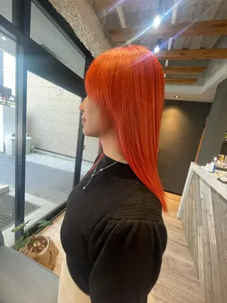 ミディアム EIGHT 野々市 イトウミサキのヘアスタイル