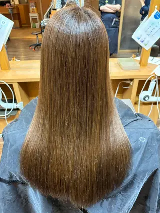 ロング 中野 里咲のヘアスタイル