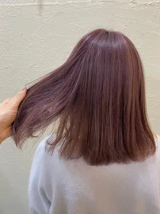 セミロング カラー ENIF ヤマグチアツコのヘアスタイル