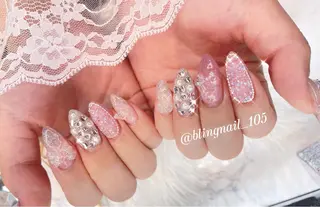 ネイル 23時まで❤︎韓国、 ワンホンネイルのネイルデザイン