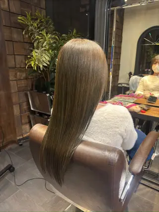 ロング カラー MINX似合わせボブ 髪質改善/岩城槙乃介のヘアスタイル