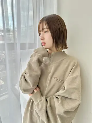 ミディアム CHAINON 木原崇了のヘアスタイル