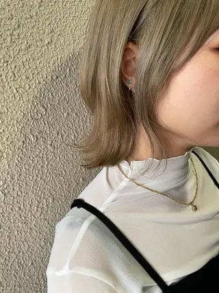 ミディアム カラー マツエク・マツパ サダハルカ ｜chouetteのヘアスタイル