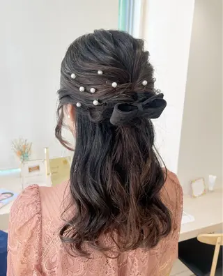 ヘアアレンジ ユイナ 🕊NaVI ベージュ/透明感のヘアスタイル