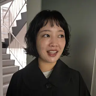 ショート カラー パーマ トレンドボブ /ミリヤのヘアスタイル