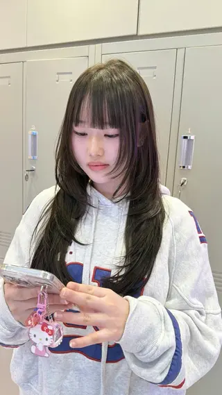 ロング 🐰🎀艶髪特化 yuzuka🎀🐰のヘアスタイル