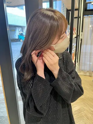 ミディアム カラー カラー/レイヤー/ 髪質改善/PAAQのヘアスタイル