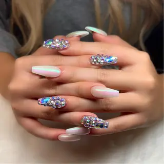 セミロング ネイル nail salon azuのネイルデザイン