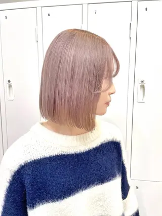 ショート カラー 田中大星 /ボブ 縮毛矯正のヘアスタイル