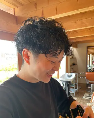 ショート メンズ aim of garnet所属・アンドウ ソラのヘアスタイル