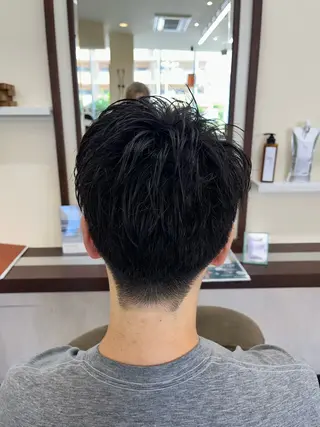 ショート メンズ AROH  men's cut&men's perm 船橋店所属・🧊メンズ特化🧊 高木航希のヘアスタイル