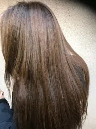 ロング カラー vato マンツーマンサロンのヘアスタイル