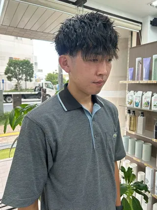 ショート パーマ メンズ メンズパーマの達人 / タカシマダイスケのヘアスタイル