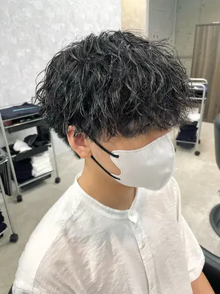 ショート パーマ Beginning所属・仲岡 里海のヘアスタイル