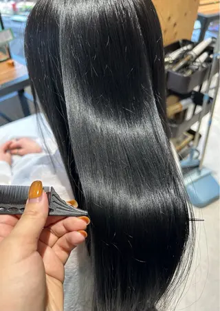 ロング カラー sakura / 南堀江 / Fierのヘアスタイル