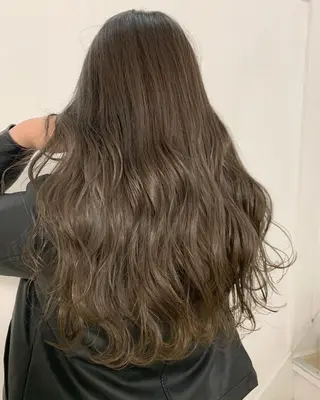 ロング カラー 西村あきや トレンド韓国ヘアのヘアスタイル