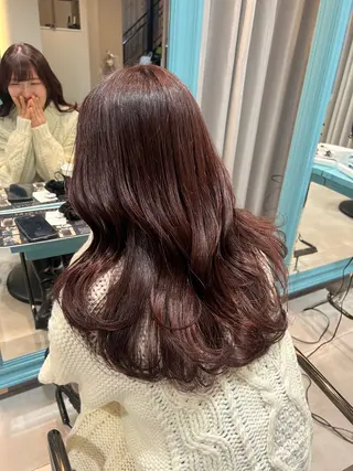 ロング カラー beleefric 🩵黒木芽衣のヘアスタイル