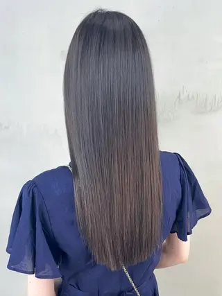 セミロング ヘアアレンジ パーマ カラー ITbyALBUM 中野店のヘアスタイル