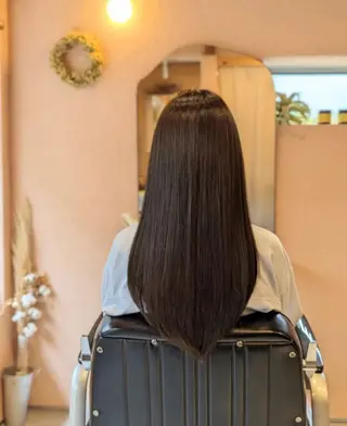 ロング カラー neguse所属・neguse 京都西院 貸切美容室のヘアスタイル